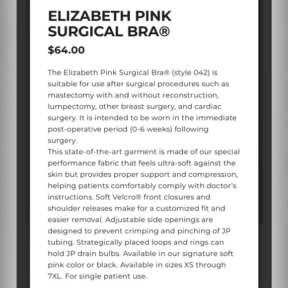 Surgical Bra | XL - Picture 3 of 7